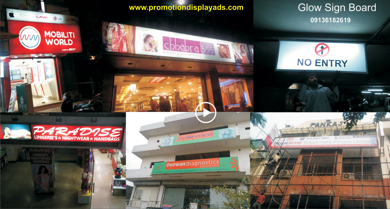 Backlit display Board, Glow Sign Board manufacturers, dealers